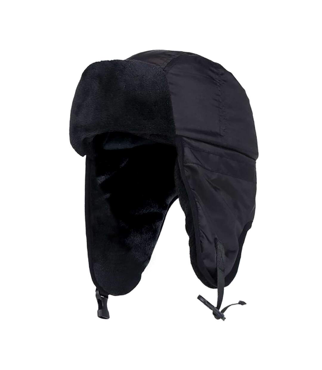 Mens Waterproof Fleece Lined Winter Thermal Trooper Trapper Hat-1