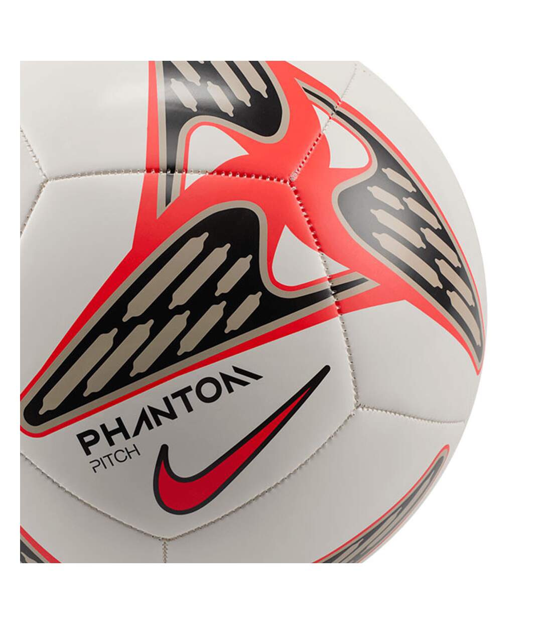 Ballon De Foot Motif/style À Panneaux Phantom Taille 5 Blanc Rouge Nike-3