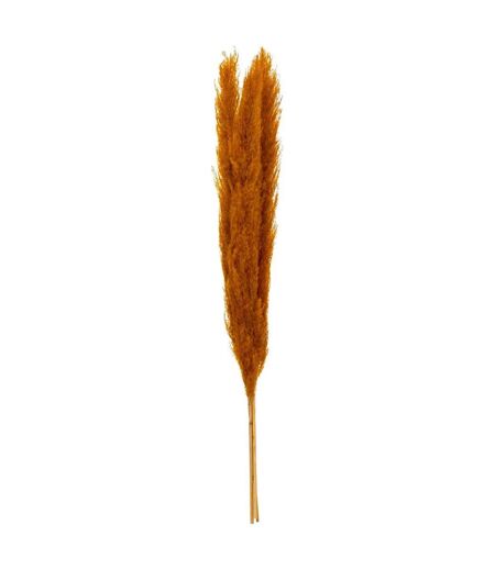Lot de 3 Fleurs Artificielles Pampa 109cm Orange