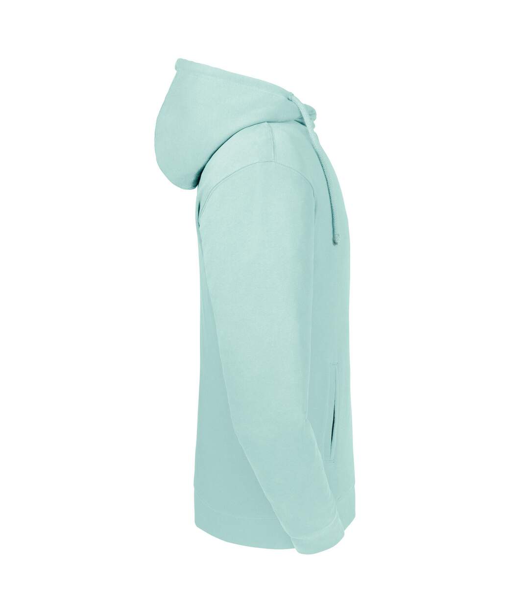 Sweat à capuche adulte turquoise Russell