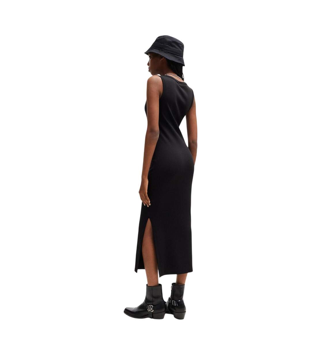 Robe Moulante Nalimera Femme Noir Hugo-3