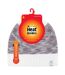 Bonnet Femme Thermiques Tricot avec Doublé Polaire-2