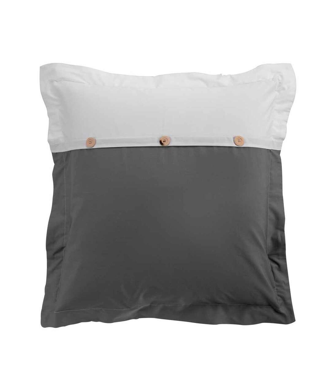 Parure de Lit 3 Pièces Versa 240x220cm Anthracite-2