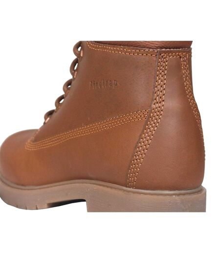 Womens/ladies Tami Leather Boots Tan Firetrap