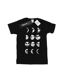 Disney Womens/Ladies Nightmare Before Christmas Jack Moon Cotton Boyfriend T-Shirt (Noir) - UTBI41479-1
