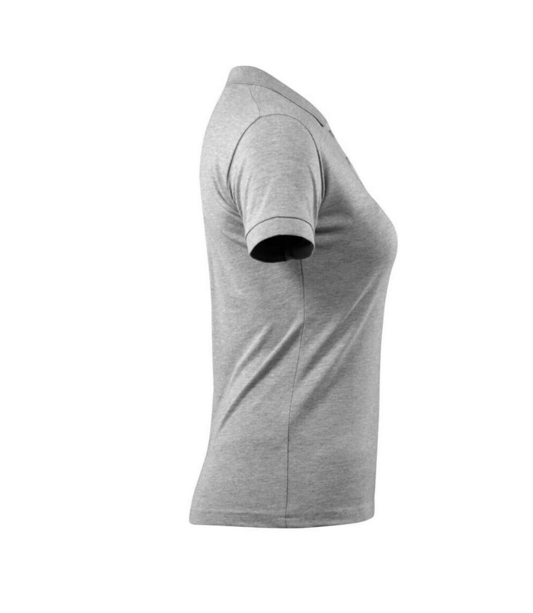Womens/ladies Grasse Crossover Polo Shirt Grey Mascot-4