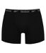 Lot De 3  Boxers Motif/style Logo Homme Noir Blanc Gris Reebok-3