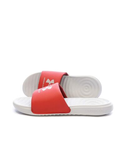 Claquettes Rouge Homme Under Armour Ansa