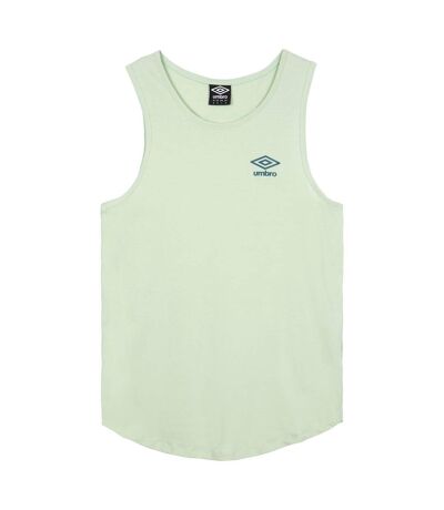 Mens core vest top subtle green/lyons blue Umbro