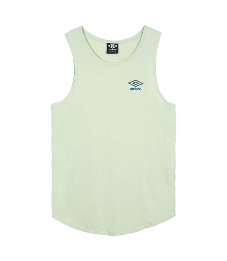 Mens core vest top subtle green/lyons blue Umbro