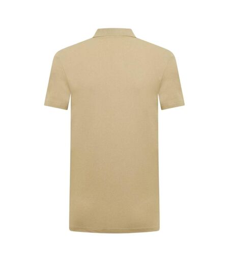 Polo Motif/style Logo Sur Poitrine Homme Beige Lacoste