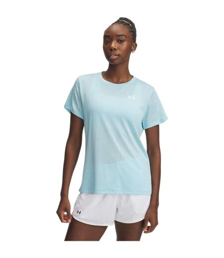 T-shirt Manches Courtes Motif/style À Nœud Femme Gris Clair Under Armour