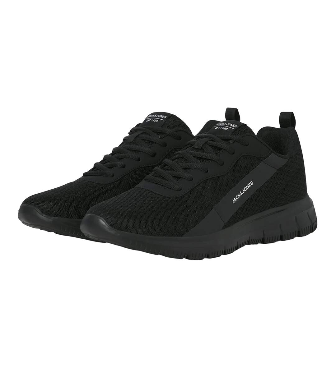 Mens taylor mesh trainers anthracite Jack And Jones-1