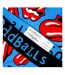 OddBalls Mens The Rolling Stones Boxer Shorts (Blue/Red/Black) - UTOB156