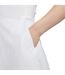 Womens/ladies Dri-fit Notch Neck Tennis Mini Dress White Black Nike-4
