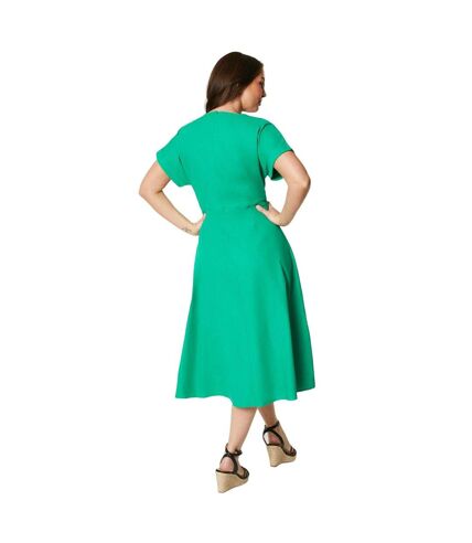 Robe mi-longue femme vert Principles