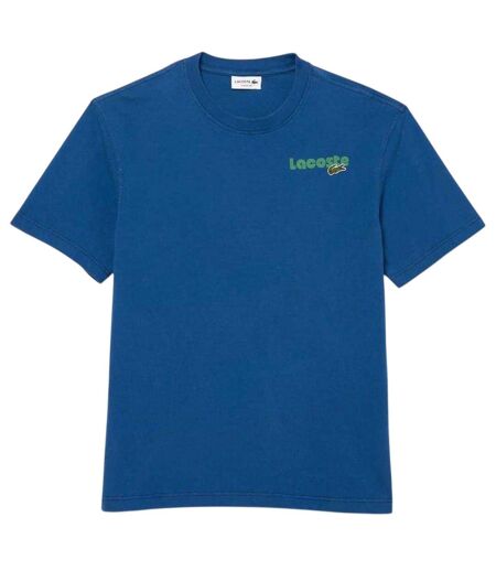 T-shirt Motif/style Imprimé Effect Ombr Homme Bleu Marine Lacoste