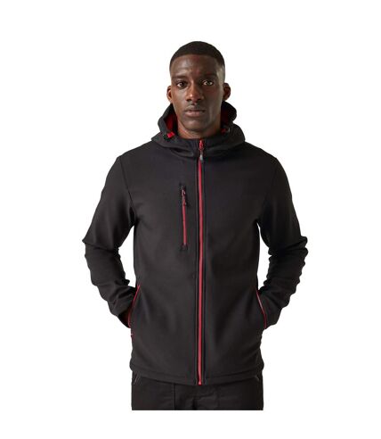 Veste softshell navigate homme noir / rouge classique Regatta Regatta