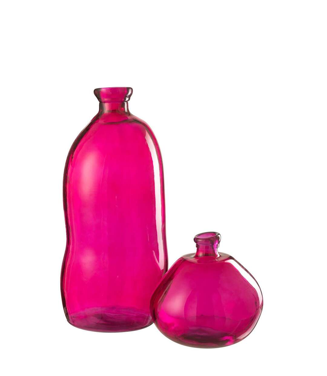 Vase Déco en Verre Mexican 73cm Fuchsia-2