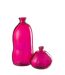 Vase Déco en Verre Mexican 73cm Fuchsia-2
