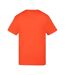 T-shirt orange homme schott emb - l-2