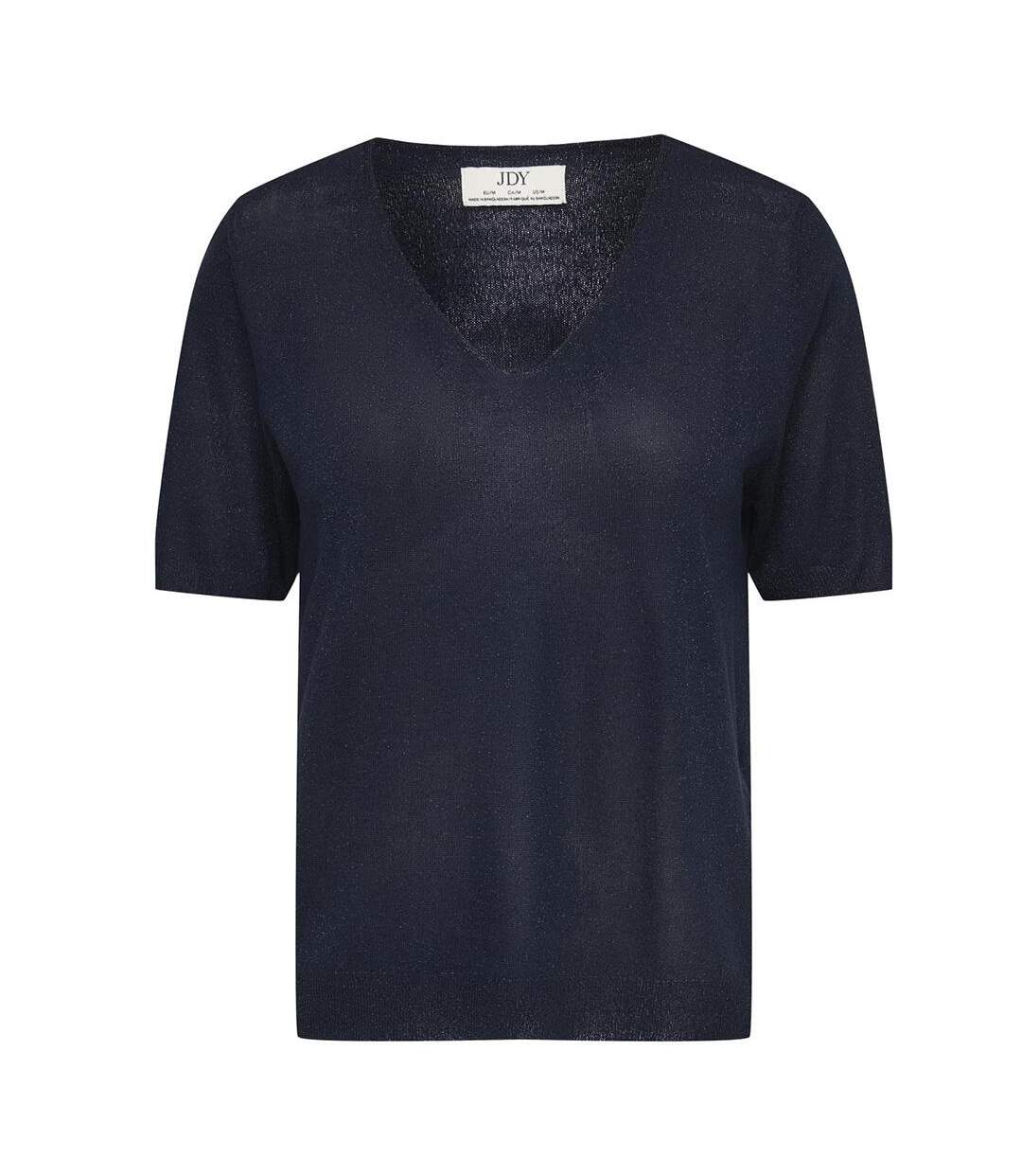 T-Shirt marine femme jdy laya-1