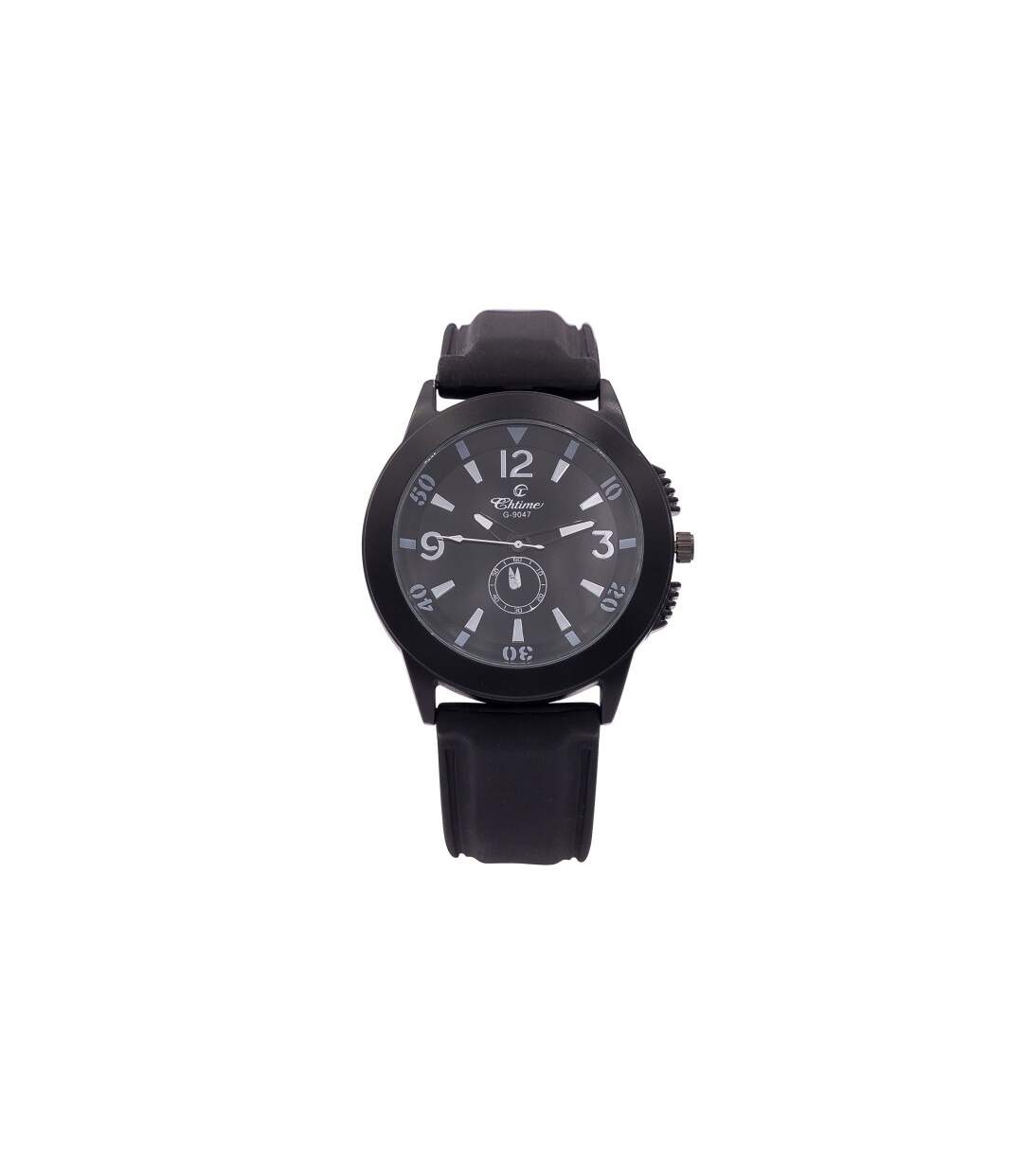 Montre Homme en Silicone Noir CHTIME