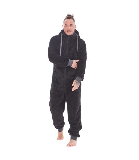 Combinaison Motif/style À Capuche Homme Noir Keanu