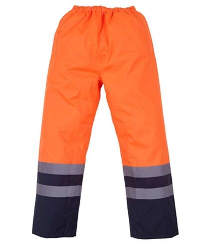 Surpantalon de sécurité - Haute visibilité - HVS462 - orange fluo et bleu marine