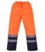Surpantalon de sécurité - Haute visibilité - HVS462 - orange fluo et bleu marine