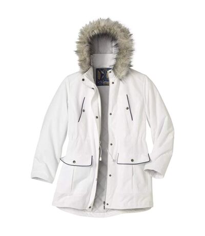 Parka femme blanc cassé Atlas For Women