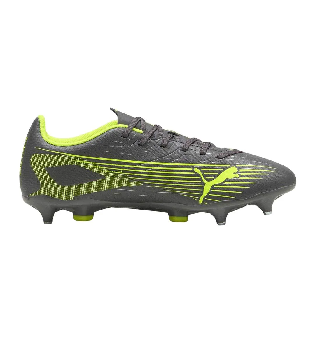 Mens Ultra Play Cleated Soft Ground Football Boots Matted Silver Puma-1