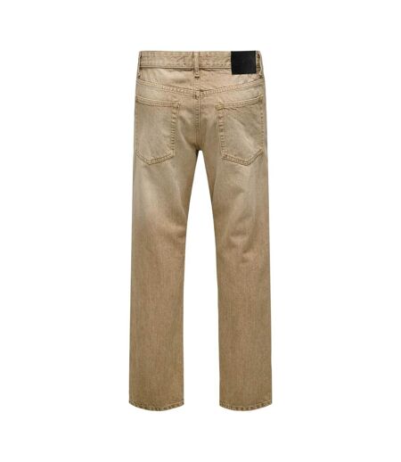 Jean Homme Beige Only