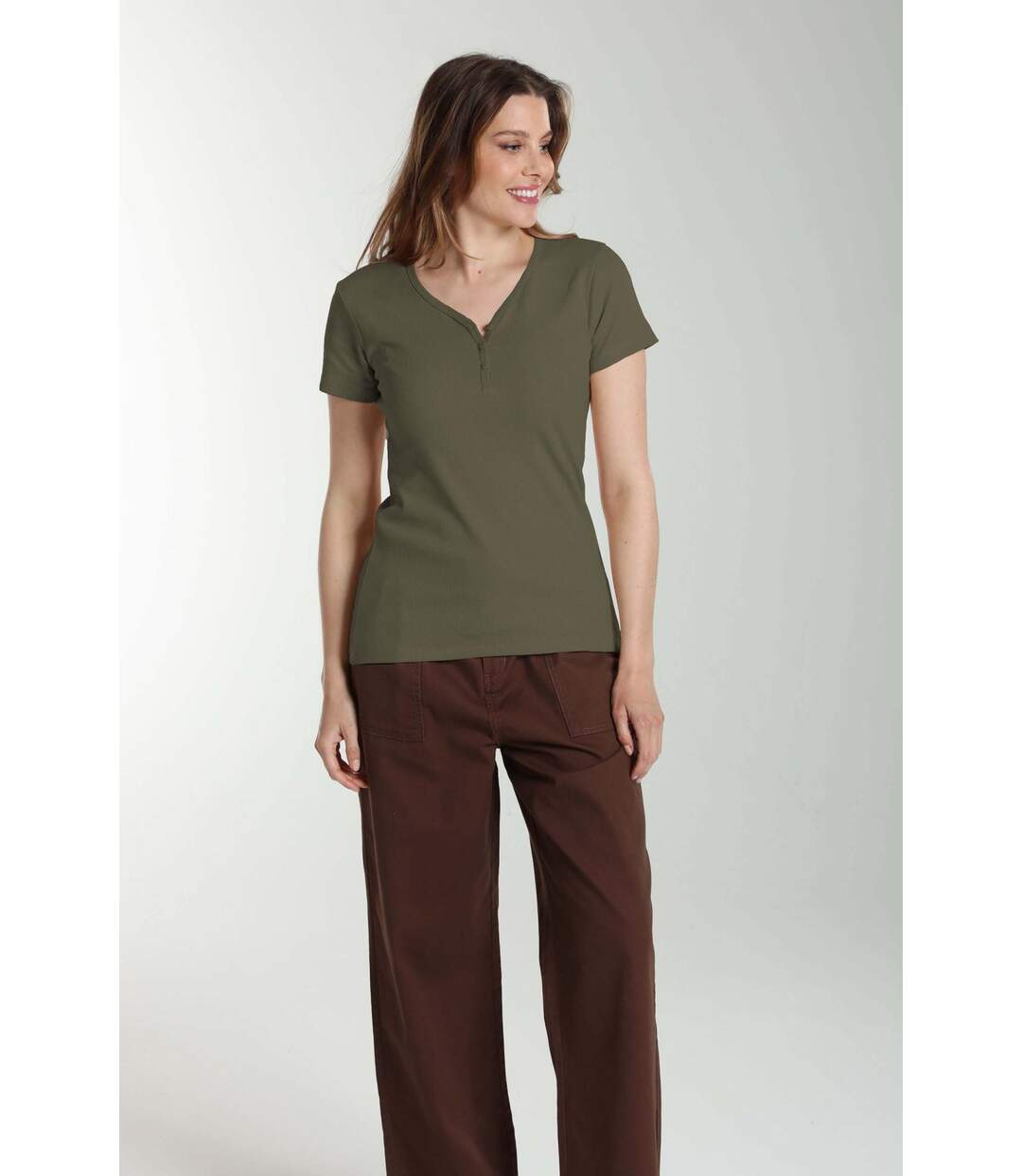 Tee Shirt Cotele Manches Courtes Femme Drew  | Gerard Pasquier | Gerard Pasquier-2