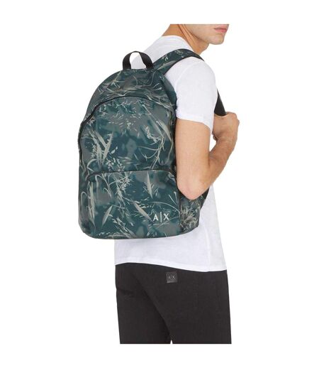 Sac À Dos Motif/style Feuilles Taille Unique Vert Armani Exchange