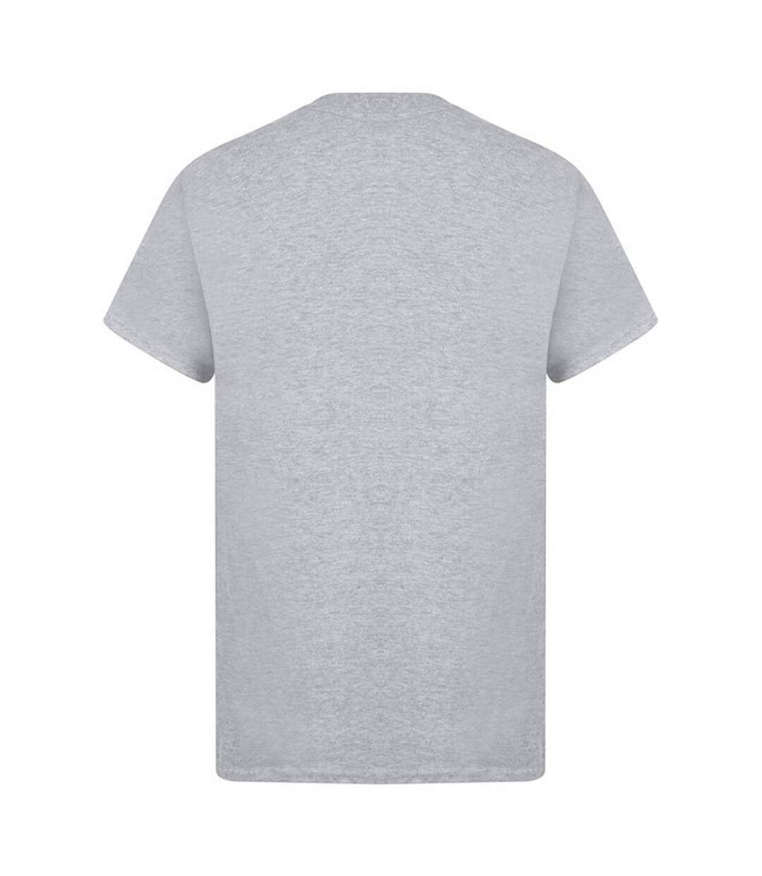 T-shirt manches courtes homme gris chiné Casual