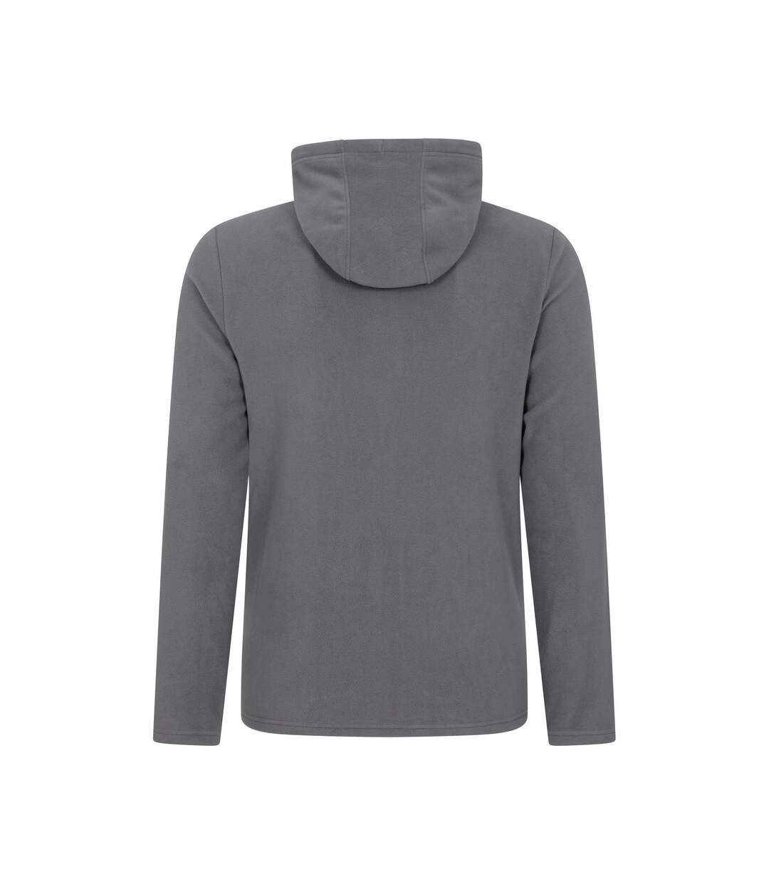 Mens Camber Fleece Full Zip Hoodie Dark Grey Mountain Warehouse-2