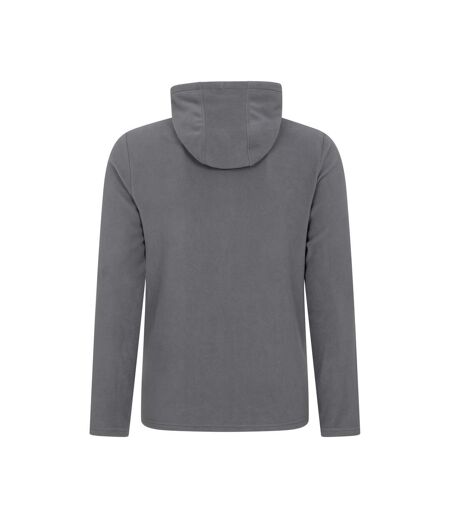 Mens Camber Fleece Full Zip Hoodie Dark Grey Mountain Warehouse