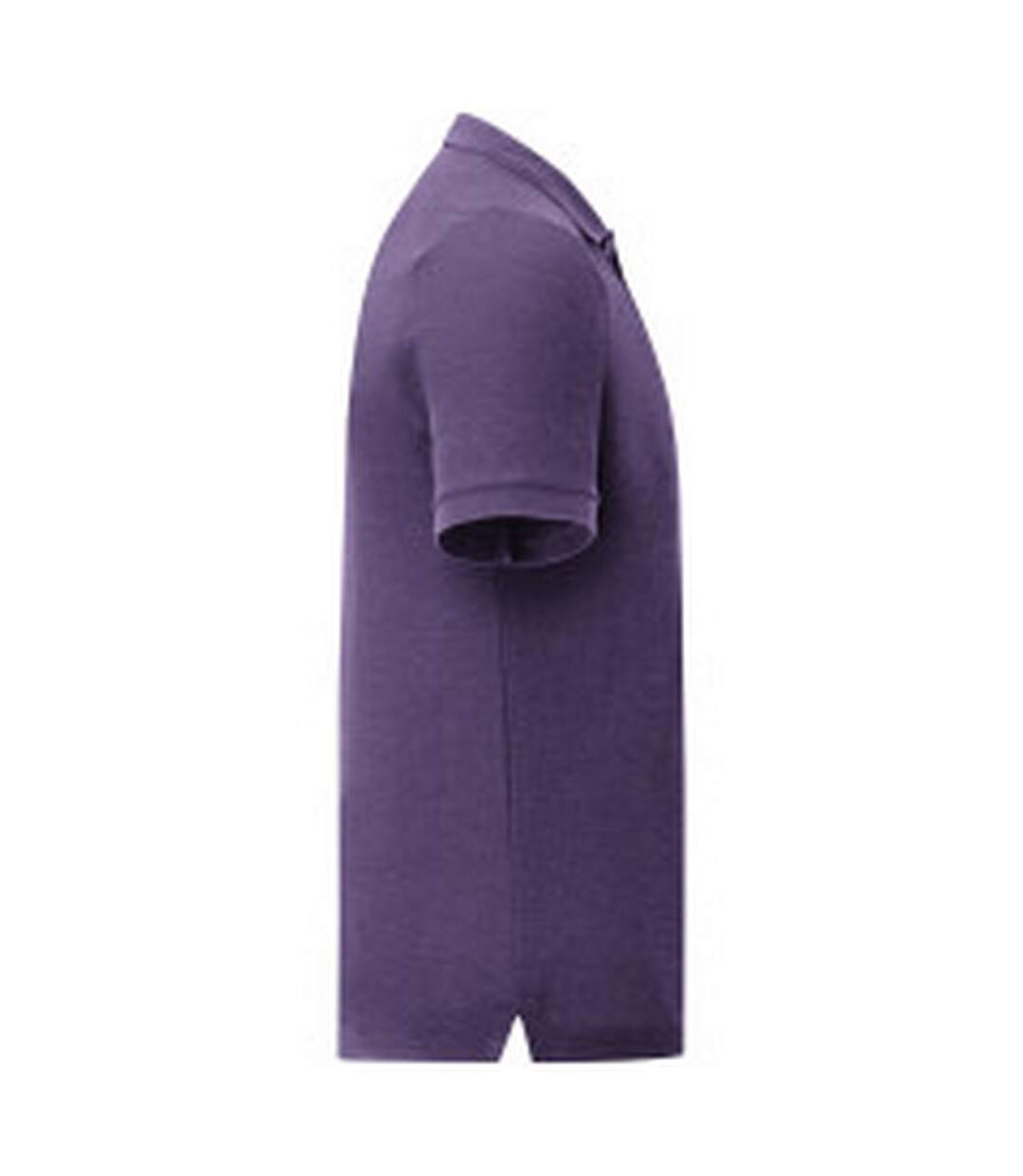 Polo iconic homme violet chiné Fruit of the Loom