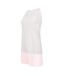 Ensemble de pyjama court femme blanc / rose Towel City-4