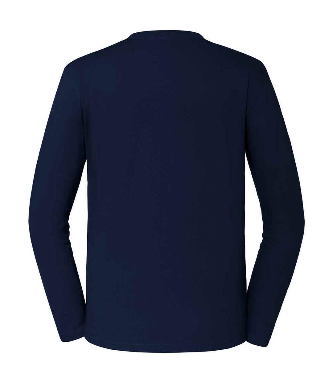 Unisex Adult Classic Long-sleeved T-shirt French Navy Russell-2