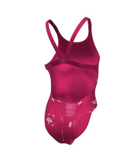 Womens/ladies Lettering Snug Fit One Piece Swimsuit Rush Nike