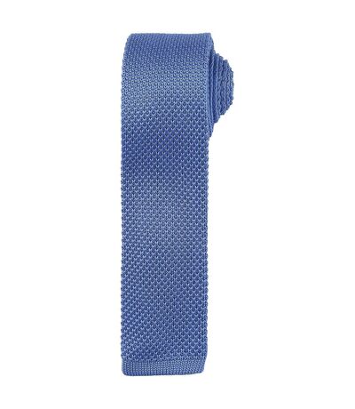 Premier Unisex Adult Slim Knitted Tie (Mid Blue) (One Size)