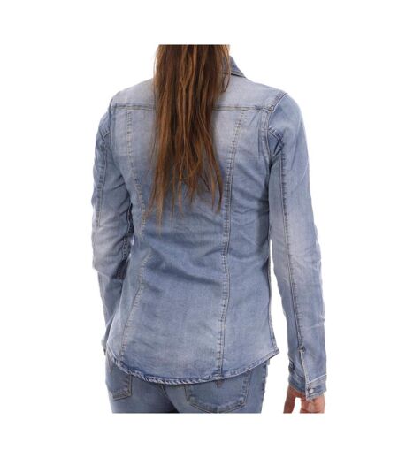 Chemise bleu femme monday premium 678