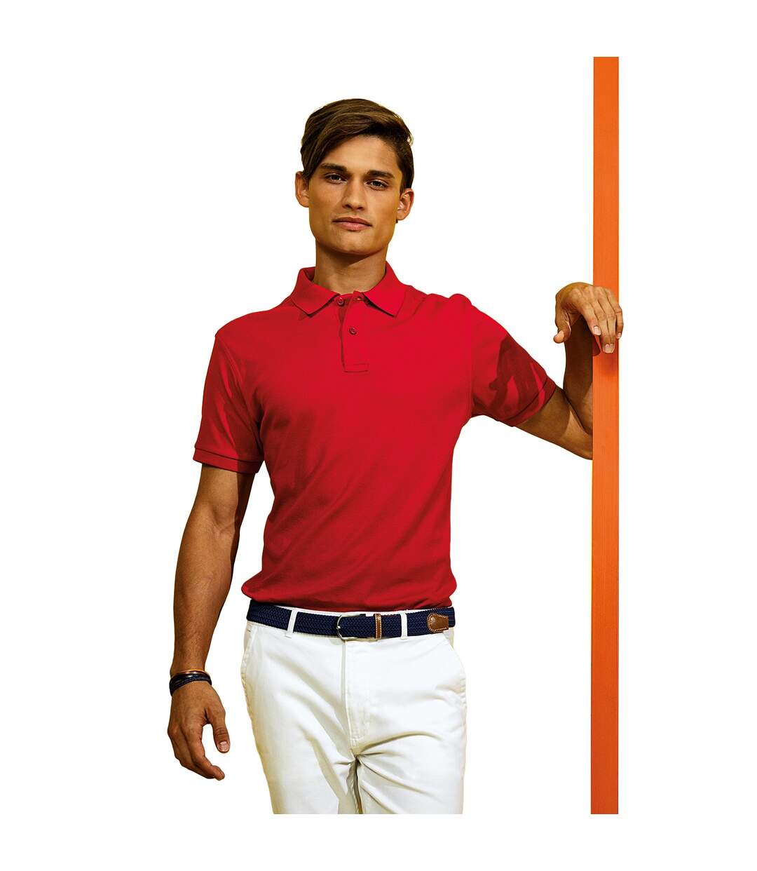 Asquith & Fox - Polo Super Leger - Homme (Rouge) - UTRW6026