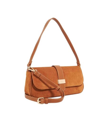 Delsees Suede Shoulder Bag One Size Tan Dune London