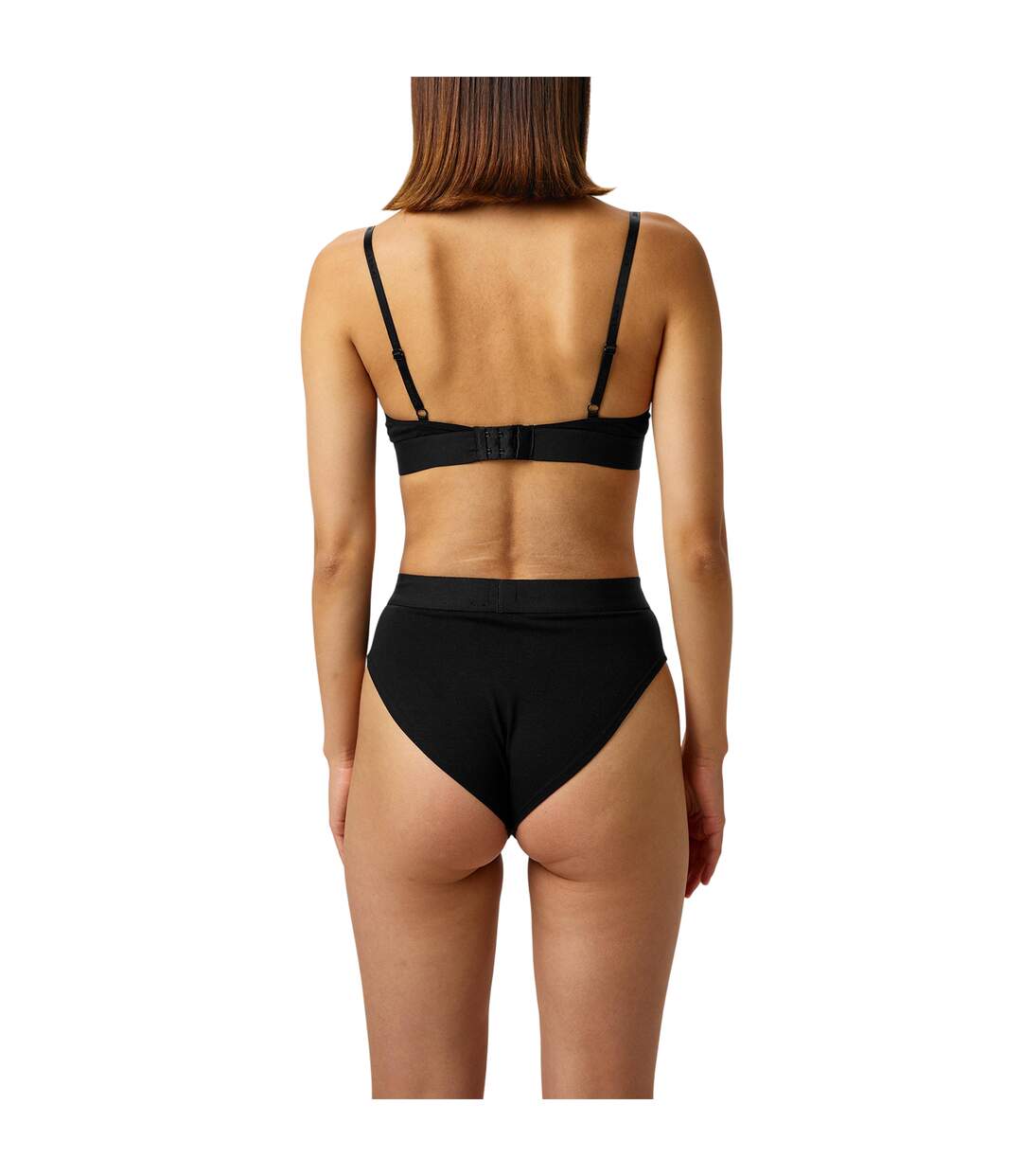 Soutien-gorge Motif/style Triangle Femme Noir Hugo-4