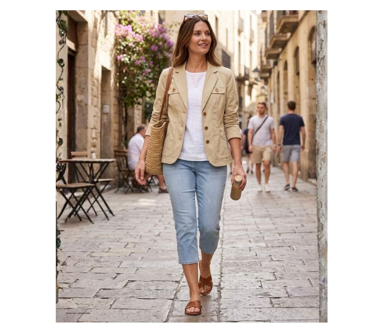 Veste tissu extensible femme MAYFLOWER SE1080 : le confort stretch au service de votre élégance-5