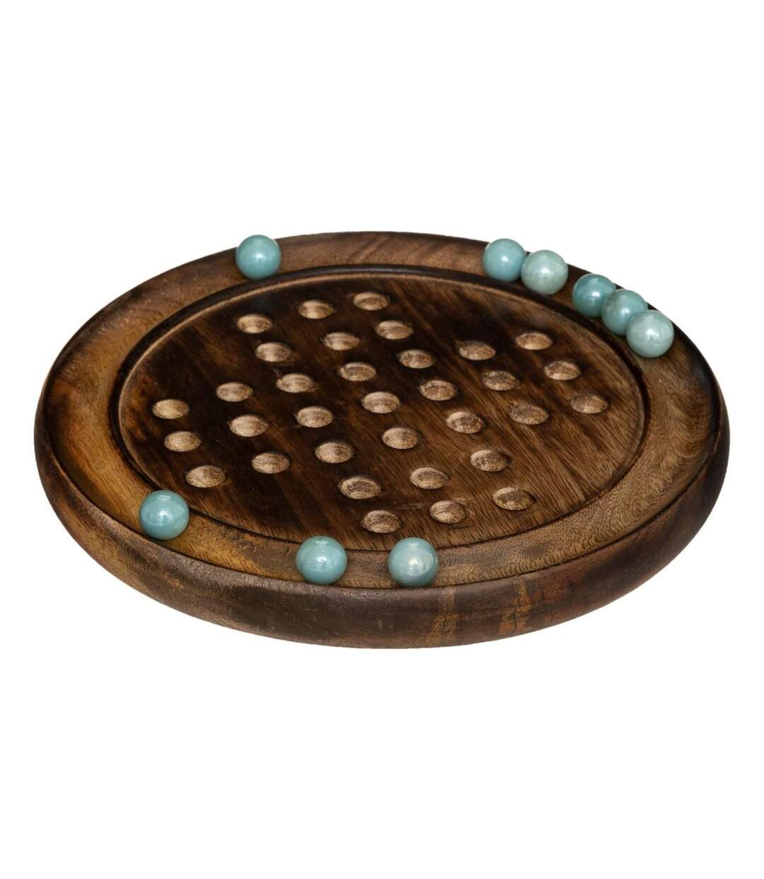 Jeu de Société en Bois Solitaire 22cm Naturel-2