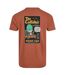 Mens codfather back print t-shirt baked clay Weird Fish-2